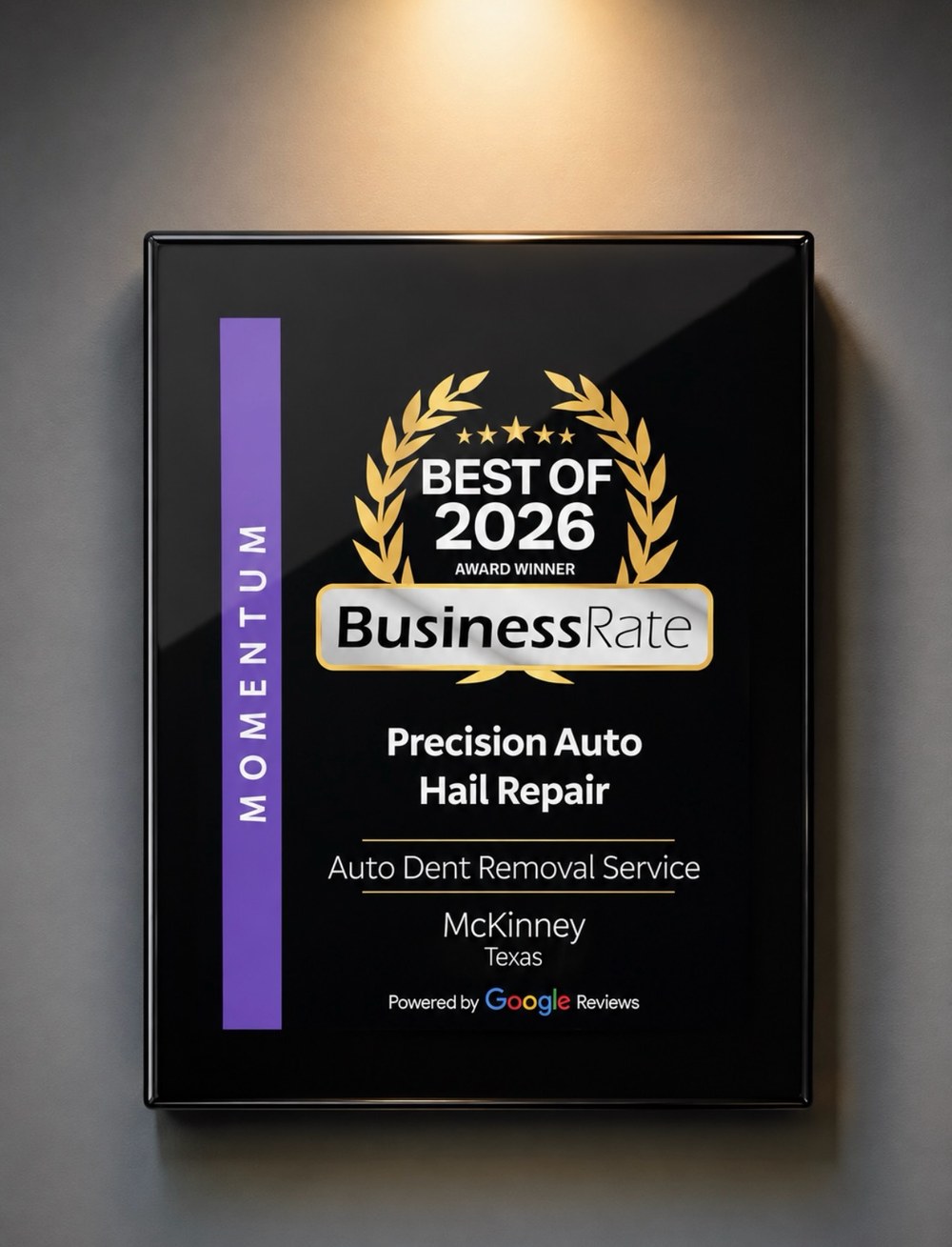 Best of 2026 award winner β Precision Auto Hail Repair, McKinney, Texas